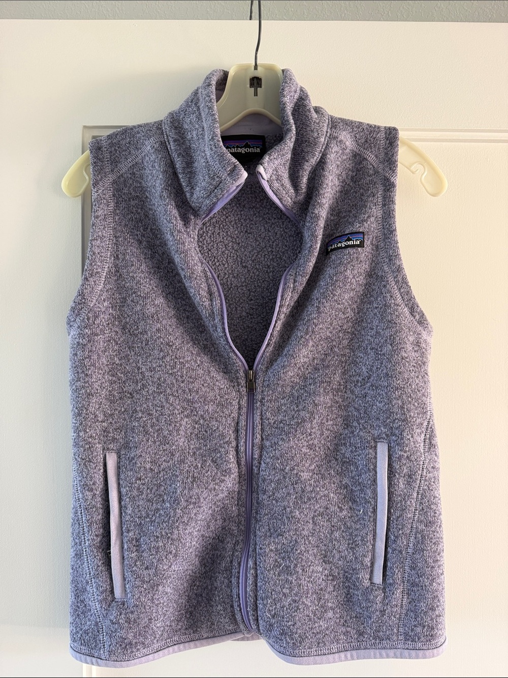 Patagonia Lavender Heather Fleece Vest